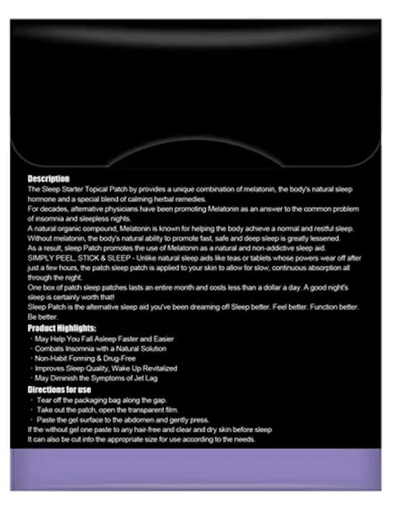 Sleep Starter Topical Patch